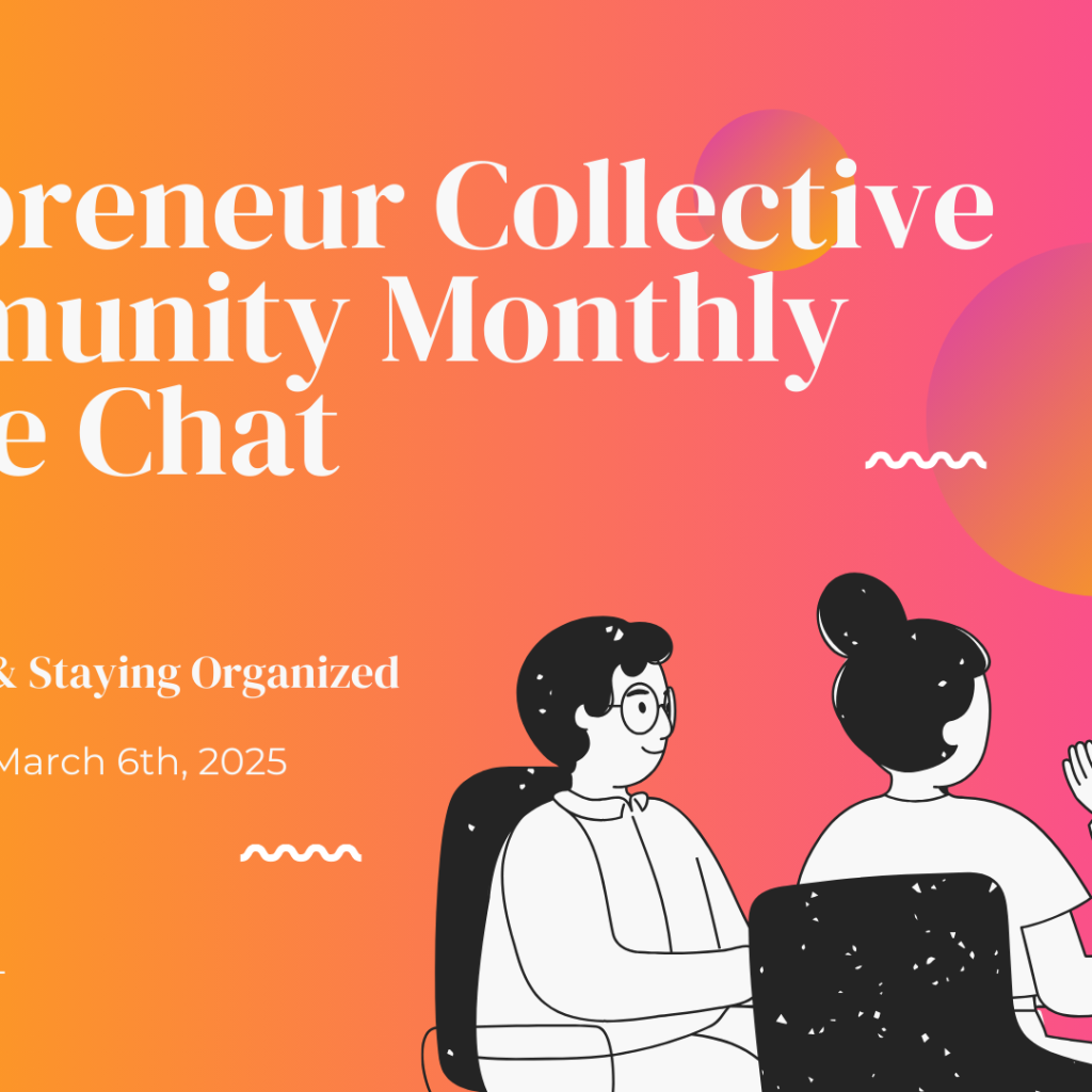 Fun-preneur Collective Community Coffee Chat: Juggling Roles And Staying Organized